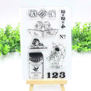 Learning Silicone Clear Stamp Seal Scrapbooking Diary Crafts Muilt Photo Ca Q3N7