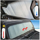 Windshield Sunshade Sun Shade Heat Shield Sun Visor Mat For 2018 2019 Jeep