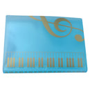 Music Sheet Folder Paper File Documents Folder Office School Supplies Blue