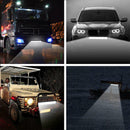 8 Inch 60W LED Work Light Bar IP67 Off Road Spotlight Floodlight Fog Lamp A