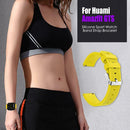 Silicone Replacement Sport Watch Band Strap for Huami Amazfit GTS (Yellow) A
