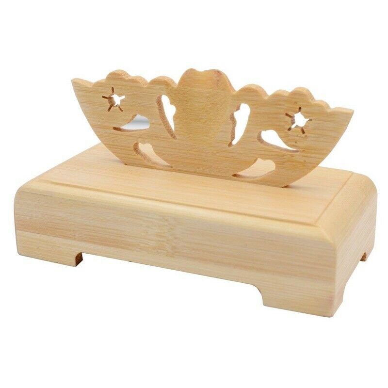 Display Holder Chinese Fan Decorative Stand Handy Fan Display Holder Bamboo G8J8