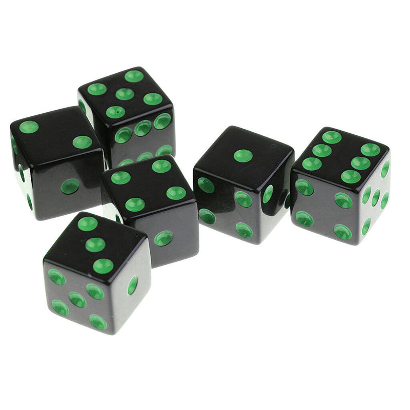 20Pcs Board Game Dice Dies D6 Six Sided for Role Playing Game RPG Party Toys