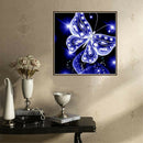 Diamond Cross Stitch Pattern 5D Diamond Embroidery Butterfly Round Diamond