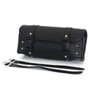 Motorcycle Fork Bag, Waterproof Motorbike Handlebar Bag Pu Leather Saddleba