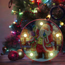 DIY Diamond Painting LED Lamp Partial Drill Special Shape Christmas Decor