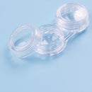 2x contact lens box clear objective travel portable case storage container lj
