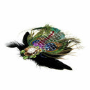 Peacock Feather Rhinestones Bridal Wedding Hair Clip Head Pin Hairpin gift