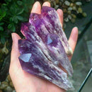Natural Amethyst Quartz Cluster Crystal Wand Point Specimen Healing Stone Best