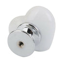 1pc Heart Shape Furniture Cabinet Cupboard Drawer Ceramic Handle Pull Knob  P5M1