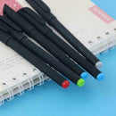 Black Ink Gel Pen Plastic Frosted School Writing Marker Pens Office Supply L9I2