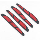 4 * Red Car Door Edge Guard Strip Scratch Protector Anti-collision Trim Stickers