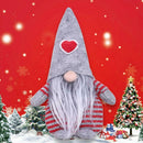 Love Cap Faceless Land God Shape Pendant Christmas Accessories (Grey)