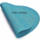 Set Of 4 Placemats Heat-Resistant Table Mats Anti-Slip Dinner Place Mat Pvc