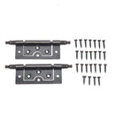 2x Flush Hinge Real Bearing Door Hinges For Heavy Doors Furniture Accessorie Kw