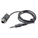 6.35mm Endpin Output Jack Plug Cable 3.5mm Plug Cable for Acoustic Guitar EQ