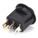 4pcs Round Rocker Switch 12V with LED light dot car auto rv boat toggle  JR
