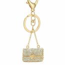 Modern Crystal Rhinestone Handbag Charm Pendant Keychain Key ! Bag Keyring O4B5