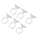 For Aquarium Suction Cup Flight Tube Holder Clear 30mm Diameter 6 Pieces Y2V6