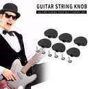 Wood Grain Semicircle Black Ballad Electric Guitar Buttons Knobs Handle Set