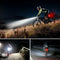 Waterproof MTB Bike USB Recharge Front Handlebar Light +Rear Tail Lights