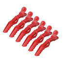 6PCS Plastic Makeup Styling Clips Cutting Alligator Clips Barrettes No Trace