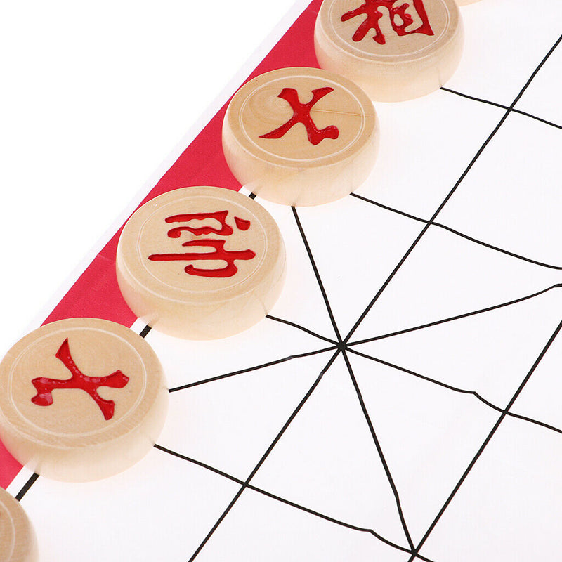 Chinese Chess Chessman Pieces Set Family Game Traditional Chess Game Set