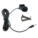 Metal 3.5mm Lapel Clip On/Neck Hanging Condenser Microphone High Sensitivity