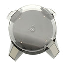 Black Solar Powered Jewelry Phone Watch 360 angle Rotating Display Stand Tu E7J9