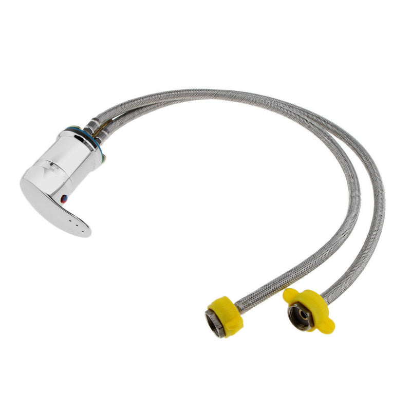 60cm Beauty Salon Shampoo Bowl Sink Hot & Cold Faucet Spray Hose Repalcement