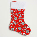 Printed Christmas socks gift bag Christmas tree decoration gift bag pendant