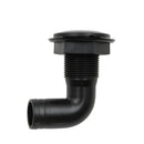 90 Degrees Elbow Bilge Pump Thru-Hull/Scupper Drain for Hose 1''