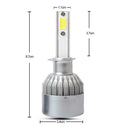 2pcs LED Car Light Bulbs H1 36W 3000K COB Auto Headlight Fog Lamp Bulbs