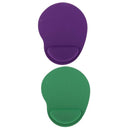 2pcs Anti-slip Silicone Mouse Pad Mat Cushion Support Wrist Rest PC Mousepad