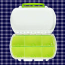 Portable 6 Ss Mini Cross Medicine Drug Box Case Organizer For Travel