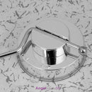 Ring Shape Stainless Steel Vacuum Suction Cup Bathroom Towel Shelf Bar Rack