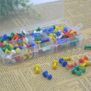 100pcs Colored Pushpins Metal Thumb Tacks Map Drawing Push Pins Crafts Offi