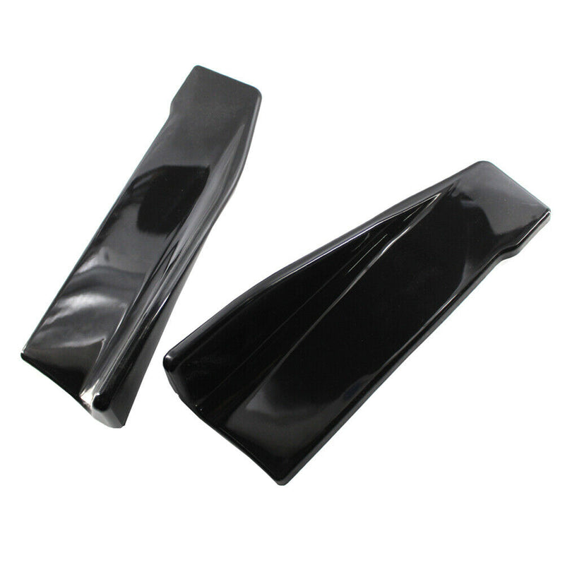 2pcs Universal Car Rear Bumper Lip Splitters Spoiler Apron Corner Protector