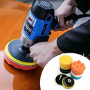 Car Buffing Pads Polishing Buffer For Drill Sponge Waxing Foam Sealing Kit E1I4