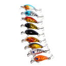 9pcs/lot Crankbait Hard Bait Tackle Artificial Lures Swimbait   Wobblers
