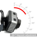 Waterproof XHP50 Zoom LED Headlight Rechargeable 4 Gears Torch Head Lamp  A