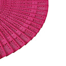 Bamboo Fan Patterned Dragonfly Ajoure Pocket Fan Gift Decoration (D)