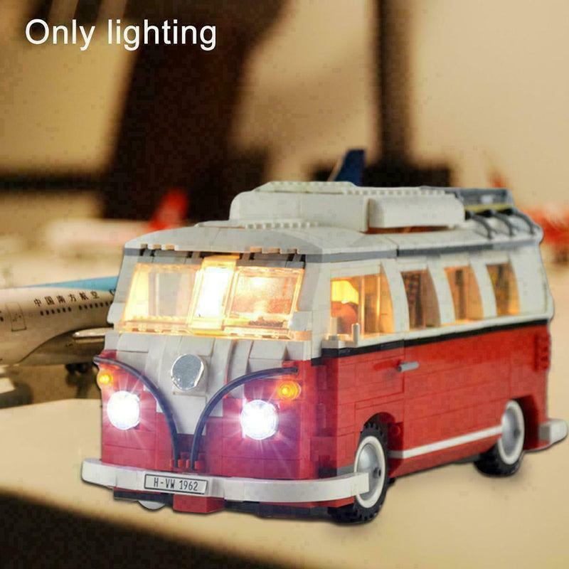 Updated Led Light Kit For LEGO 10220 & 21001 Camper Bricks VW T1 Lighting V K4B5