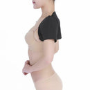Self-heating Back Double Shoulder Brace Gym Sport Injury Protector Belt Pad
