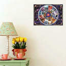 5D DIY Full Drill Diamond Painting 12 Constellation Cross Stitch Embroidery