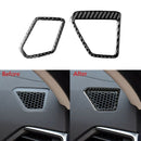 2PCS Carbon Fiber Air  Outlet Cover Trim Fit for BMW 3 Series G20