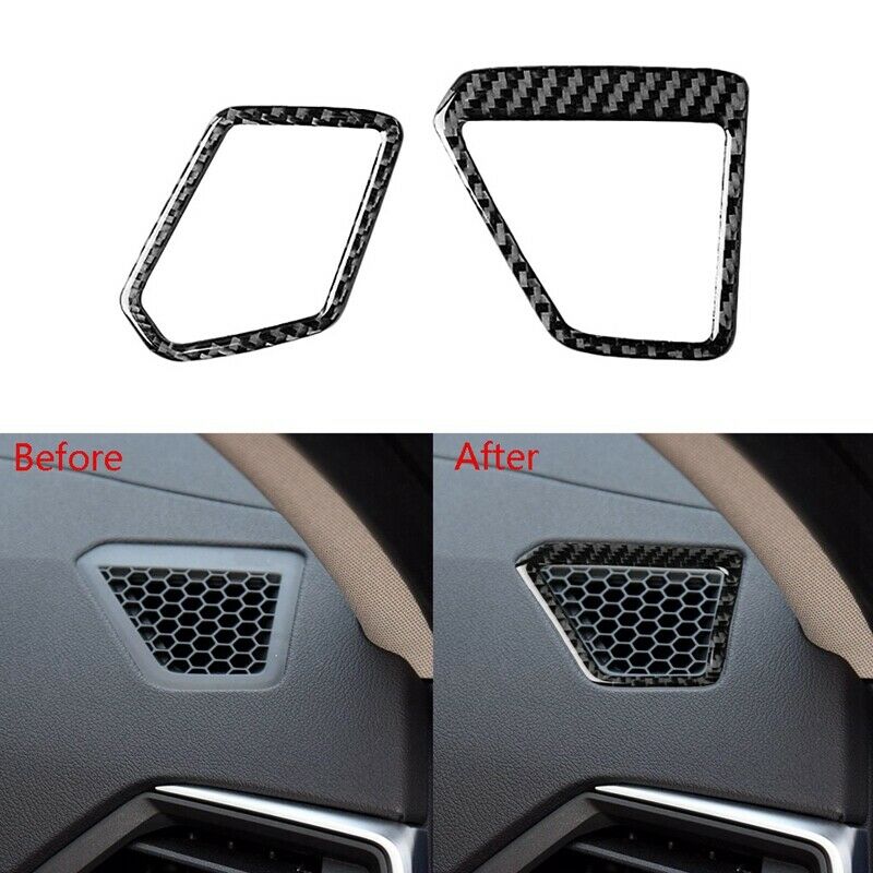2PCS Carbon Fiber Air  Outlet Cover Trim Fit for BMW 3 Series G20