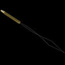1PCS Extra-Long Brass Bobbin Threader Fly Tying Tool Half Hitch Handle Tool N7D2