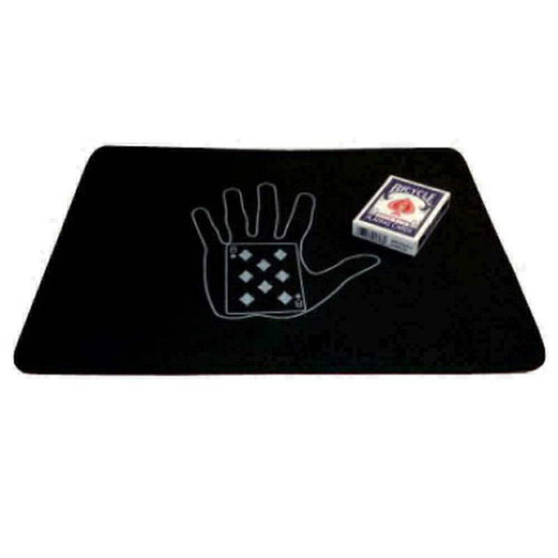 42*32cm Black Card deck Mat magic tricks Poker Coin T3K9 Close Pad Card Up Q6G7