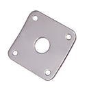 Lovoski 4 Pieces Metasl Jack Plate Cover LP Guitar Jack Plate Accessories